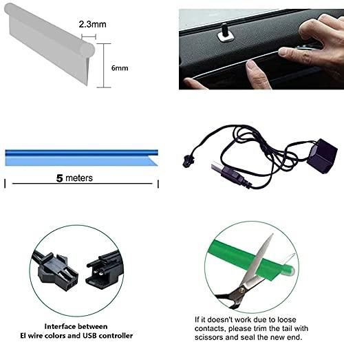 Autocool Neon Lights for Car Interior Decoration