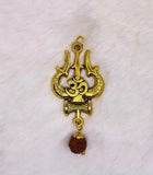 Jhanak Panchmukhi Rudraksha Trishool Mala