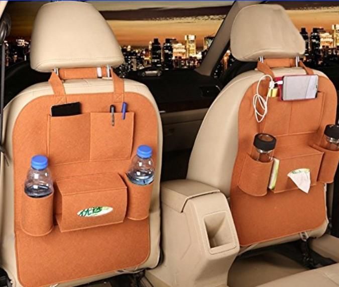 AutoNest Compatible Multi-Pocket Seat Back Storage Bag Organizer Holders	 Pack of 2