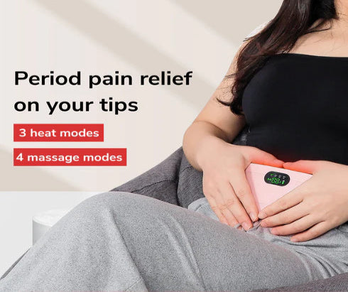 Portable Cordless Period Cramp heating massager