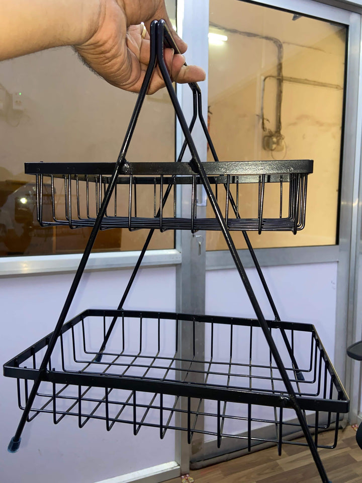 Hardwarehub 2 Tier Fruit and Vegetable Basket