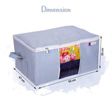 StowEase Storage Bag-UnderBed Blanket Storage Bag Covers With Handles(Set of 2)