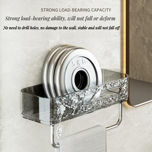 Stick Mate (Without Drilling Wall Mounted Shower Basket Bathroom Storage)