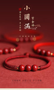 Ikigai Hand-Woven Cinnabar Bracelet