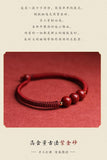 Ikigai Hand-Woven Cinnabar Bracelet