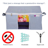 StowEase Storage Bag-UnderBed Blanket Storage Bag Covers With Handles(Set of 2)