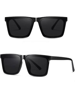 Glamit Polarized Retro Square Sunglasses
