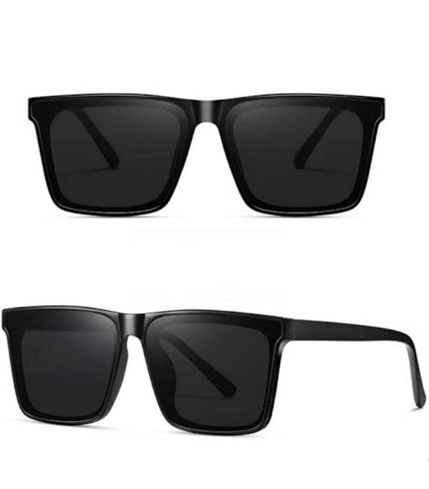 Glamit Polarized Retro Square Sunglasses
