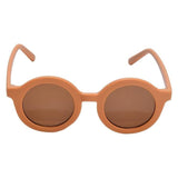 Dapper Brown Lens Brown Round Sunglasses (Pack of 2)
