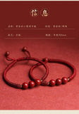 Ikigai Hand-Woven Cinnabar Bracelet