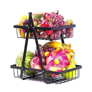 Hardwarehub 2 Tier Fruit and Vegetable Basket