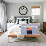 StowEase Storage Bag-UnderBed Blanket Storage Bag Covers With Handles(Set of 2)