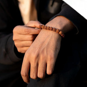 Jhanak 5 Mukhi Rudraksha Bracelet