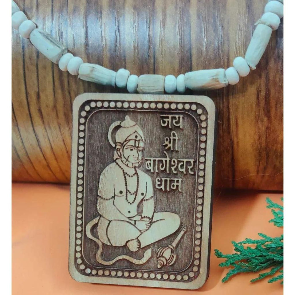 Shreeleela Bageshwar Dham Tulsi Mala and Hanumanji Locket