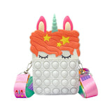 PopIt Unicorn sling Bags for Girls