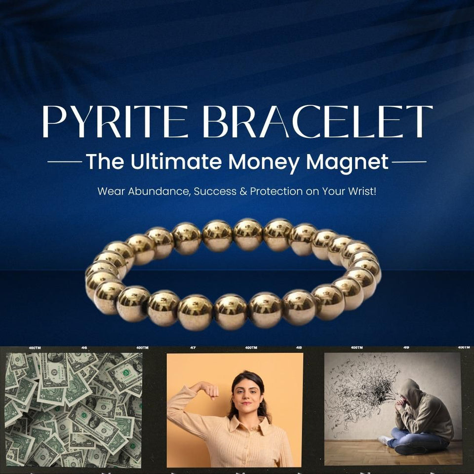 Ikigai Golden Pyrite Bracelet