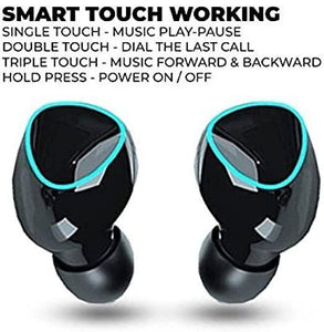 Jetcase 10 Pro Wireless Earbuds Touch Control Bluetooth Headphones