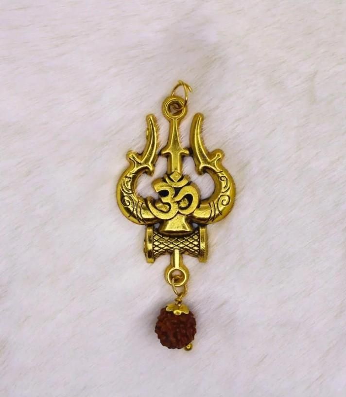 Jhanak Panchmukhi Rudraksha Trishool Mala